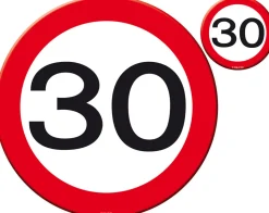 Decoratie set verkeersbord Leeftijden