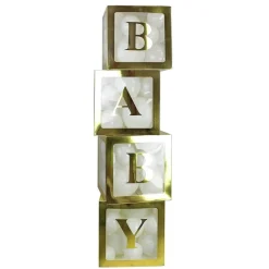 Decoratiedozen baby goud