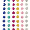 Decoratiestickers rondje glitter 60
