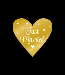 Decoration sign Just Married