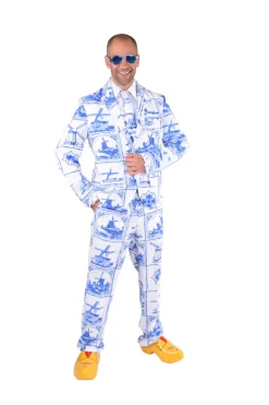 3-delig Herenpak Delfts Blauw