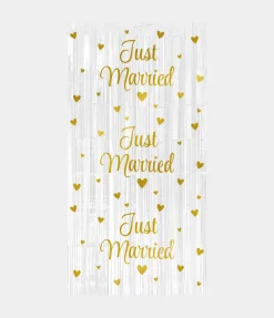 Deurgordijn Just Married