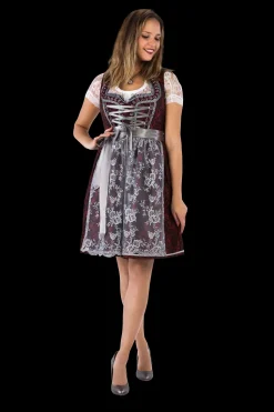 Dirndl Bertine rood