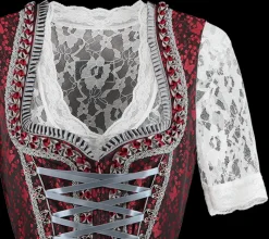 Dirndl Bertine rood