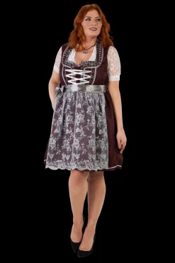 Dirndl Bertine rood