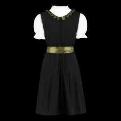 Dirndl Hertjes zwart/groen