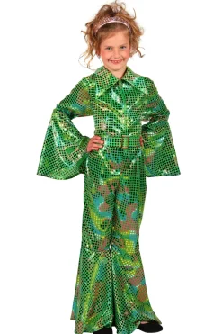 Disco Glamour Catsuit voor kinderen