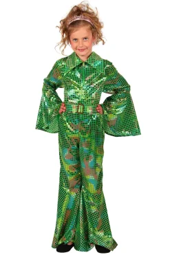Disco Glamour Catsuit voor kinderen