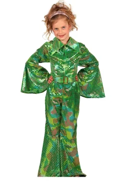 Disco Glamour Catsuit voor kinderen