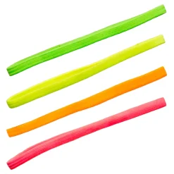 Elastieke haarbandjes neon 4st