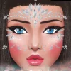 Face en nail jewels zilver