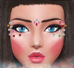 Face jewels Colour Drops