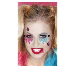 Face jewels Harley Quinn