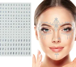 Face jewels op vel 10x20cm