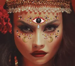 Face jewels Waarzegster