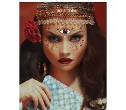 Face jewels Waarzegster