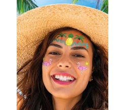 Face Jewels Zomer Flamingo