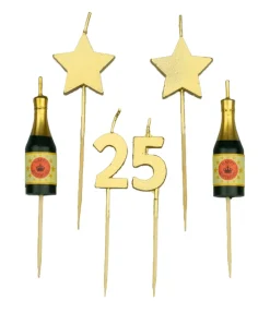 Feestkaarsen verschillende leeftijden