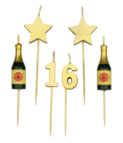 Feestkaarsen verschillende leeftijden