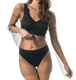 Festival Top Fishnet Diamonds