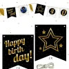 Festive numbers starter kit "Happy Birthday" 4 stuks + lijn