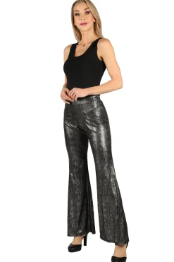 Flarebroek Snake skin dames