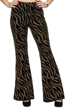 Flare Broek Velvet Waves