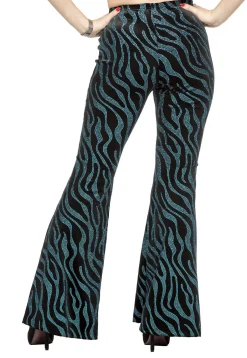 Flare Broek Velvet Waves