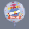 Folieballon - Geslaagd hoppatee! 46cm