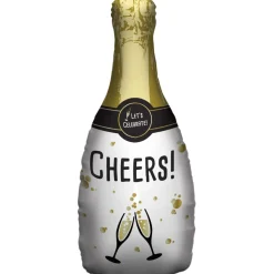 Folieballon Champagnefles 72cm