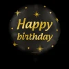 Folieballon classy Happy Birthday