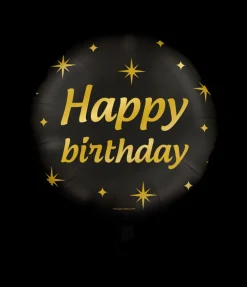 Folieballon classy Happy Birthday