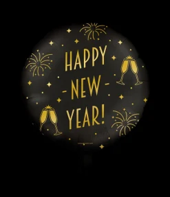 Folieballon classy Happy New Year