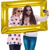 Folieballon Frame Rechthoek Goud 85x60cm