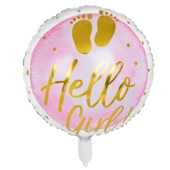 Folieballon Hello Boy - girl 45 cm