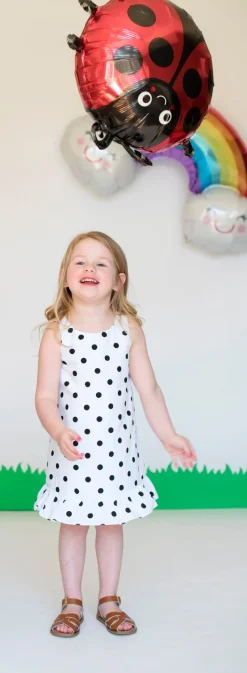 Folieballon Junior Shape Happy Lady Bug