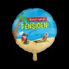 Folieballon Pensioen cartoon