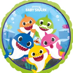 Folieballon Rond Baby Shark