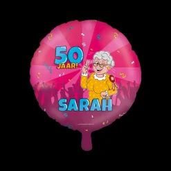 Folieballon Sarah Cartoon