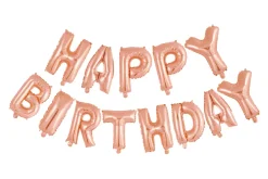 Folieballon slinger Happy Birthday