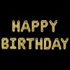 Folieballon slinger Happy Birthday