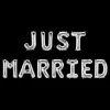 Folieballon slinger Just Married