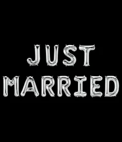 Folieballon slinger Just Married