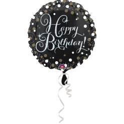Folieballon Sparkling Celebration Happy Birthday