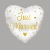 Folieballon standaard Just Married
