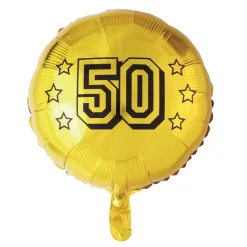 Folieballon Standard 50 jaar goud