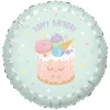 Folieballon Standard Crazy Cake HBD