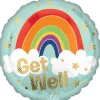 Folieballon Standard Get Well Golden Rainbow