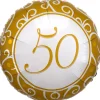 Folieballon Standard Gouden Huwelijk 50 Jaar