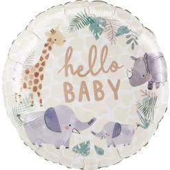 Folieballon Standard Satin Soft Jungle Baby